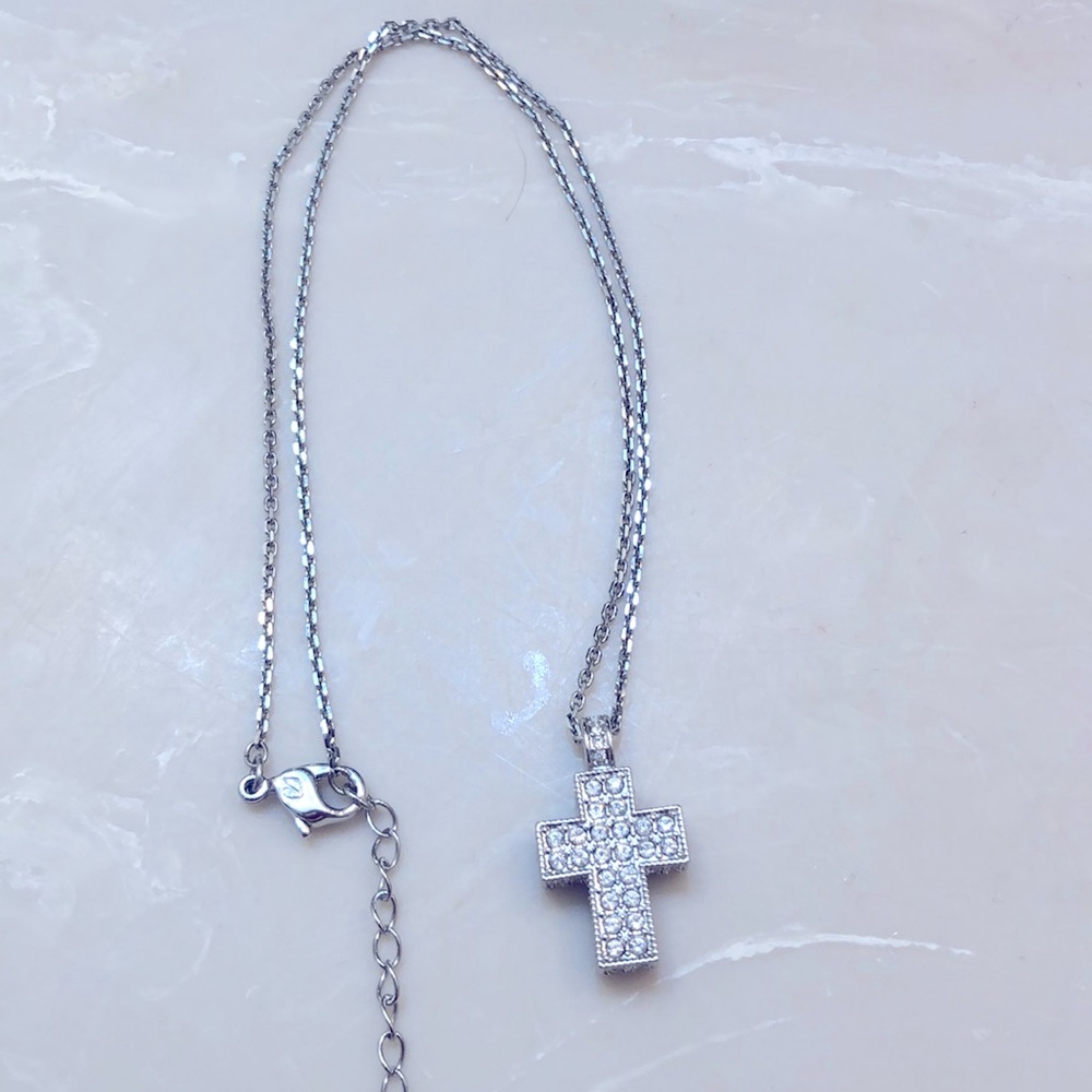 SWAROVSKI crystal cross necklace